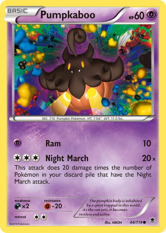 Pumpkaboo 44/119 XY Phantom Forces