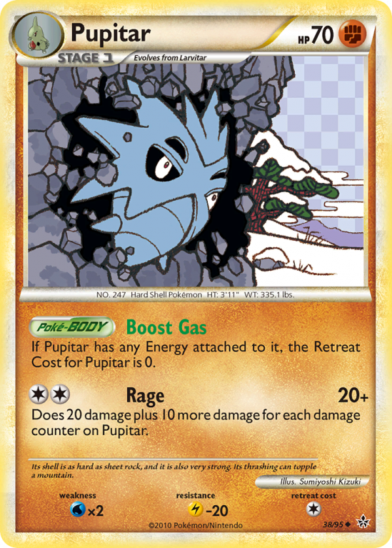 Pupitar 38/95 HeartGold & SoulSilver HS—Unleashed