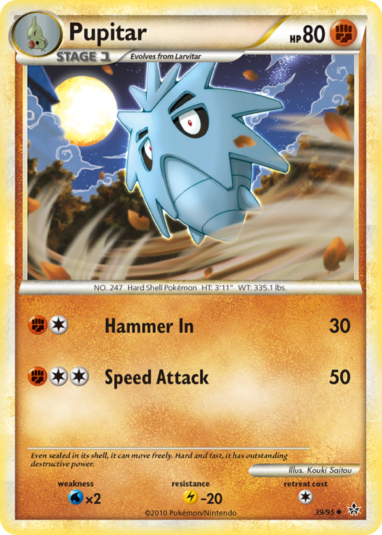 Pupitar 39/95 HeartGold & SoulSilver HS—Unleashed