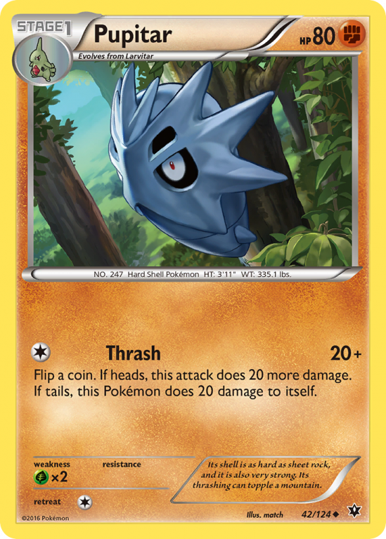 Pupitar 42/124 XY Fates Collide