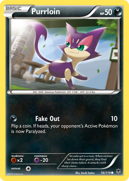 Purrloin 56/119 XY Phantom Forces