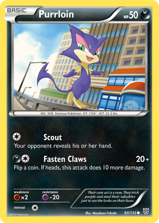 Purrloin 83/135 Black & White Plasma Storm