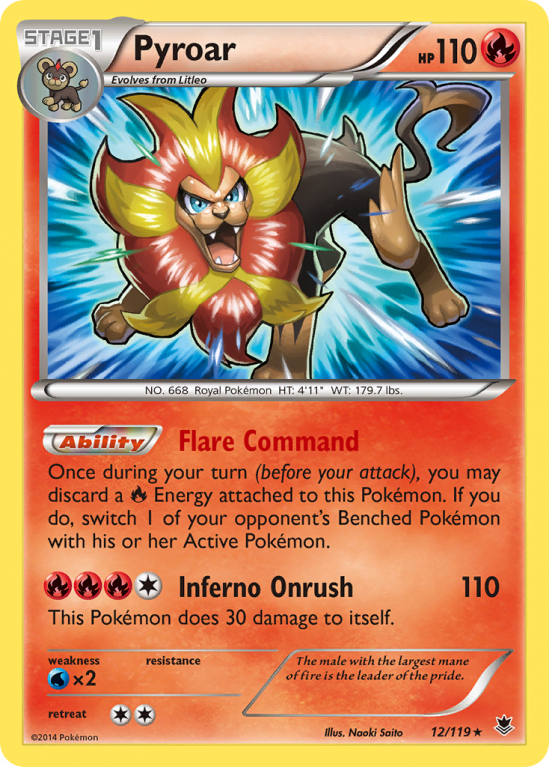 Pyroar 12/119 XY Phantom Forces