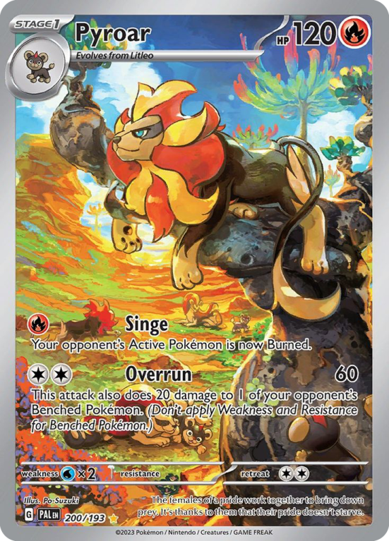 Pyroar 200/193 Scarlet & Violet Paldea Evolved