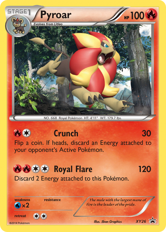 Pyroar XY26/183 XY XY Black Star Promos