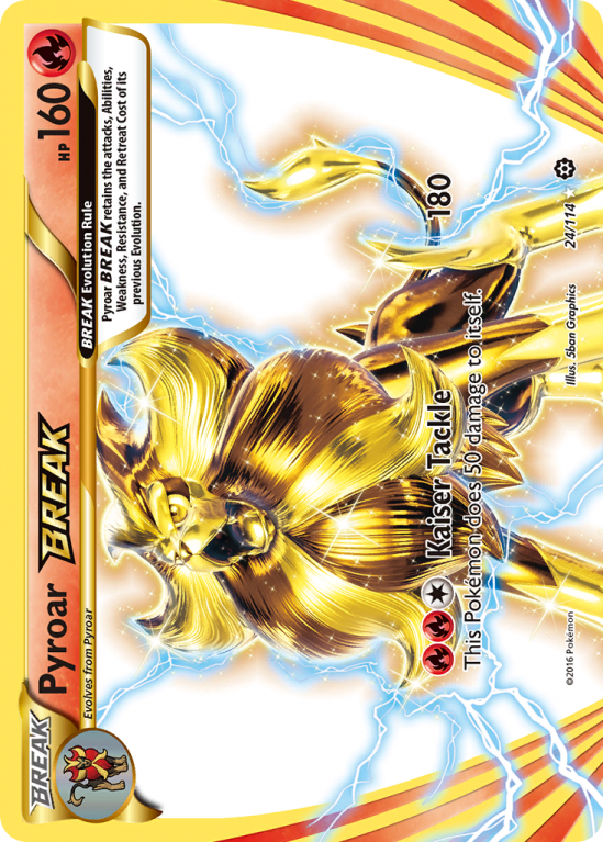 Pyroar BREAK 24/114 XY Steam Siege