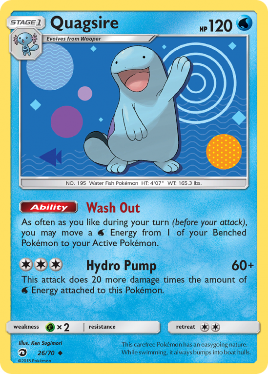 Quagsire 26/70 Sun & Moon Dragon Majesty