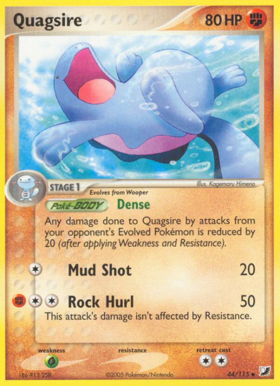 Quagsire 44/115 EX Unseen Forces