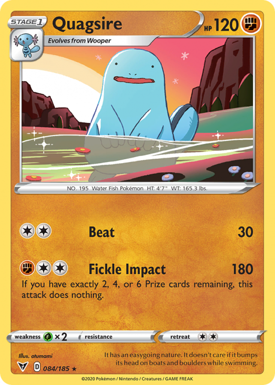 Quagsire 84/185 Sword & Shield Vivid Voltage