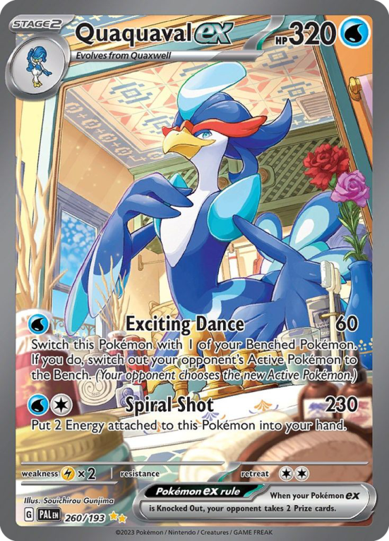Quaquaval ex 260/193 Scarlet & Violet Paldea Evolved