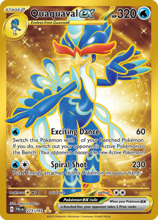 Quaquaval ex 273/193 Scarlet & Violet Paldea Evolved