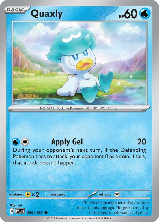 Quaxly 49/193 Scarlet & Violet Paldea Evolved