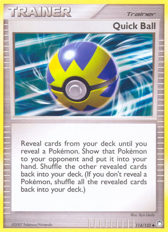 Quick Ball 114/123 Diamond & Pearl Mysterious Treasures