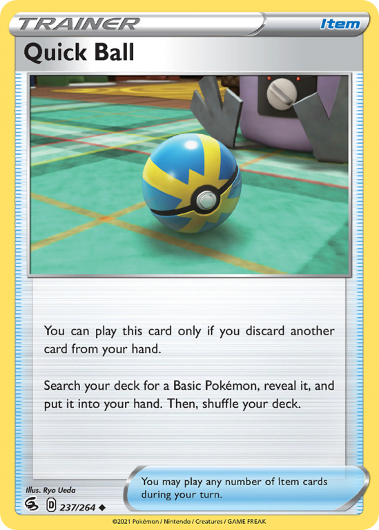 Quick Ball 237/264 Sword & Shield Fusion Strike