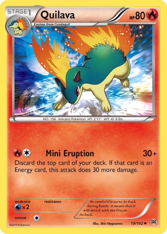 Quilava 19/162 XY BREAKthrough
