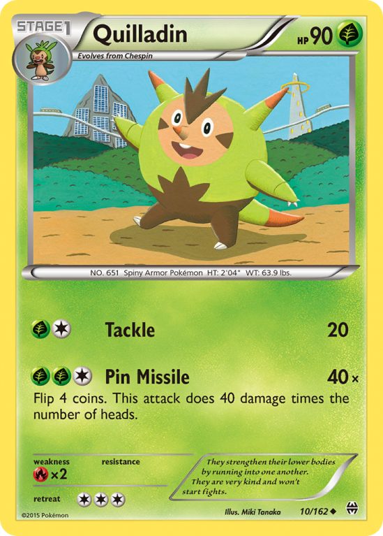 Quilladin 10/162 XY BREAKthrough