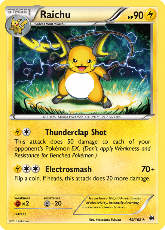 Raichu 49/162 XY BREAKthrough