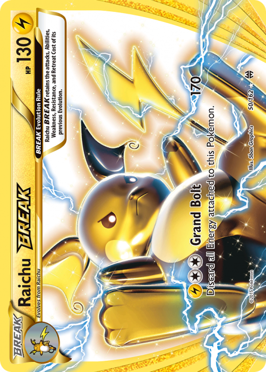 Raichu BREAK 50/162 XY BREAKthrough