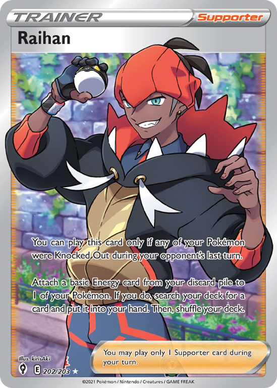 Raihan 202/203 Sword & Shield Evolving Skies