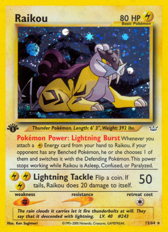 Raikou 13/66 Neo Neo Revelation