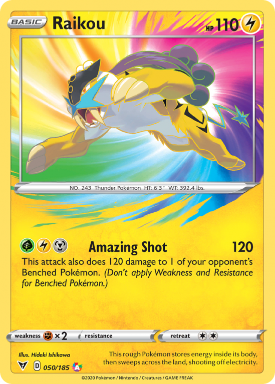 Raikou 50/185 Sword & Shield Vivid Voltage