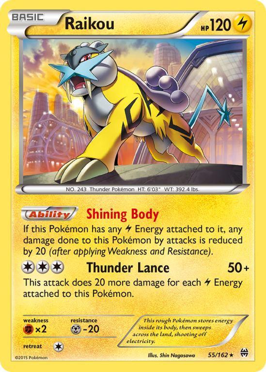 Raikou 55/162 XY BREAKthrough