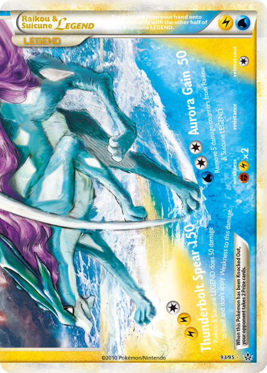 Raikou & Suicune LEGEND 93/95 HeartGold & SoulSilver HS—Unleashed