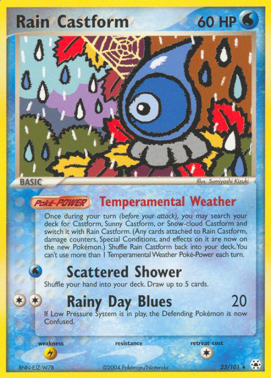 Rain Castform 23/101 EX Hidden Legends