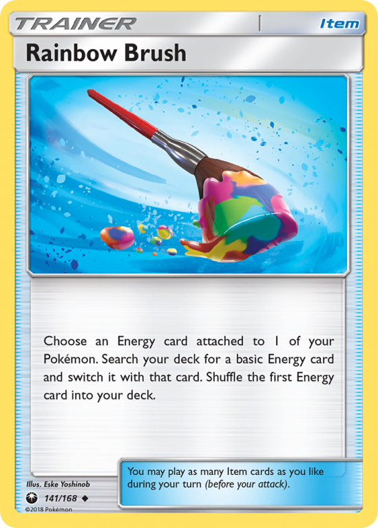 Rainbow Brush 141/168 Sun & Moon Celestial Storm