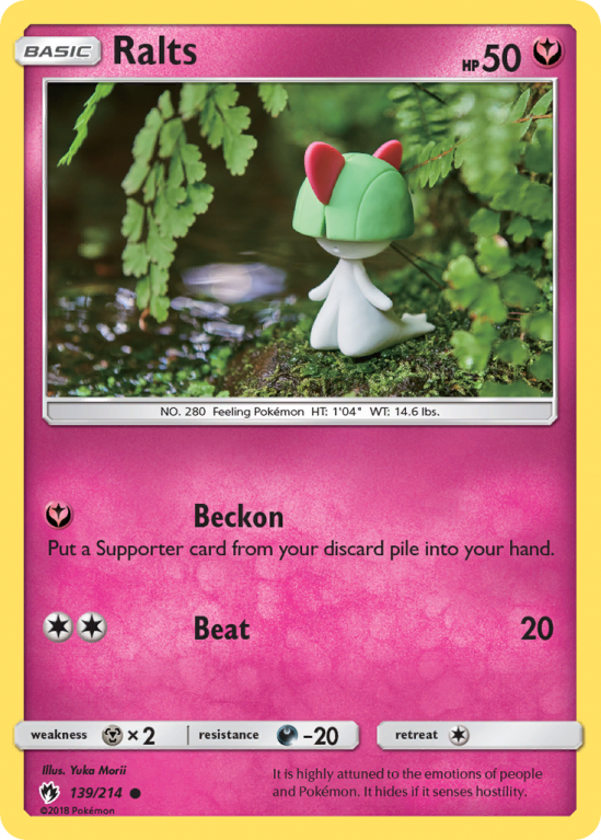 Ralts 139/214 Sun & Moon Lost Thunder