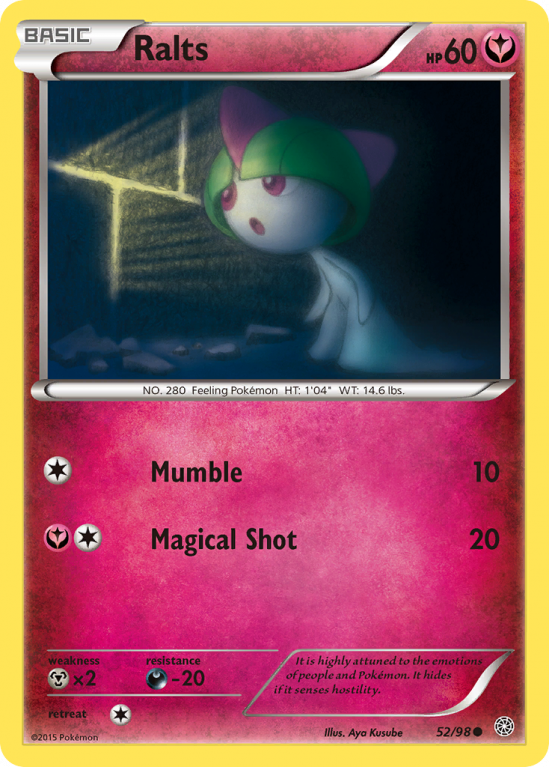 Ralts 52/98 XY Ancient Origins