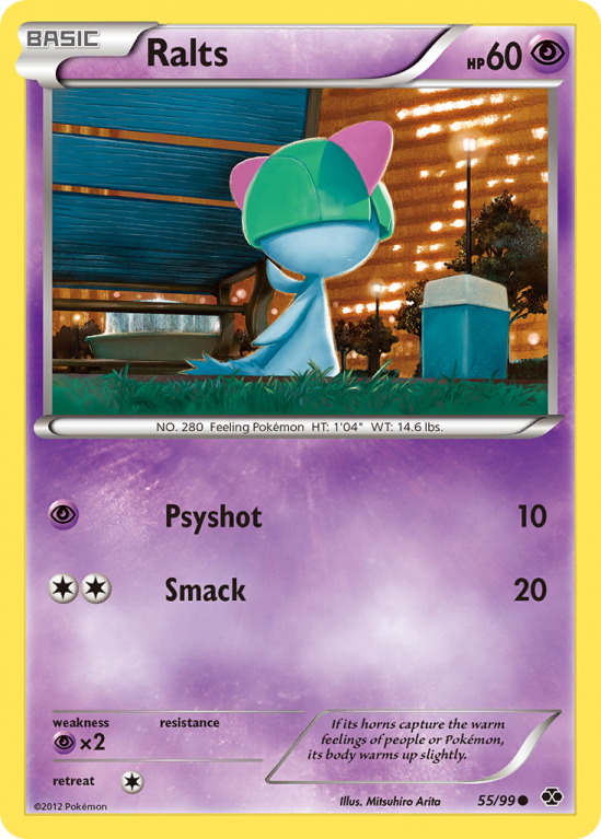 Ralts 55/99 Black & White Next Destinies