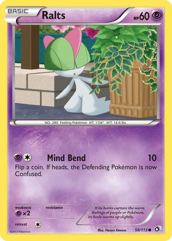 Ralts 59/113 Black & White Legendary Treasures