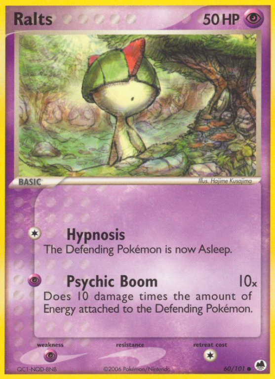 Ralts 60/101 EX Dragon Frontiers