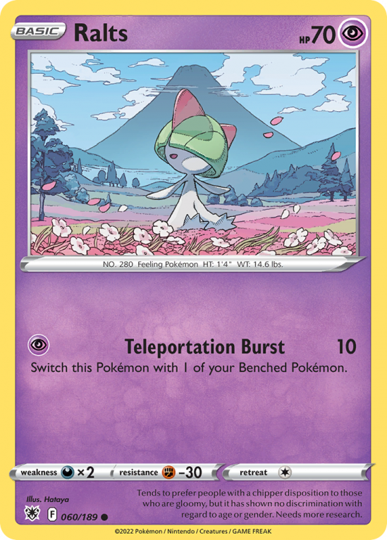 Ralts 60/189 Sword & Shield Astral Radiance