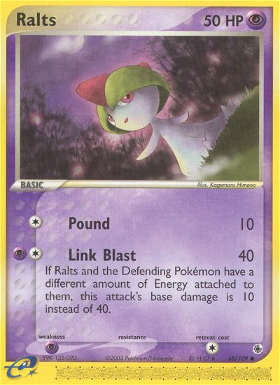 Ralts 68/109 EX Ruby & Sapphire