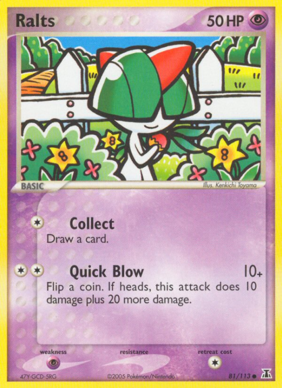 Ralts 81/113 EX Delta Species