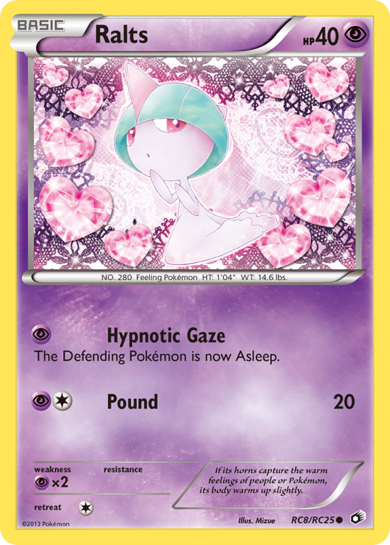 Ralts RC8/113 Black & White Legendary Treasures
