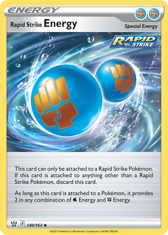 Rapid Strike Energy 140/163 Sword & Shield Battle Styles
