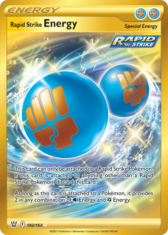Rapid Strike Energy 182/163 Sword & Shield Battle Styles