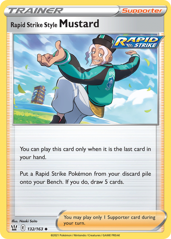 Rapid Strike Style Mustard 132/163 Sword & Shield Battle Styles