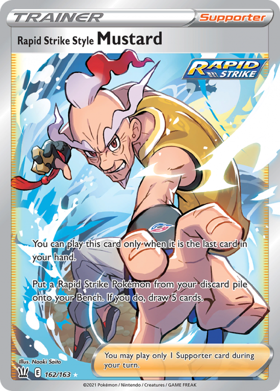 Rapid Strike Style Mustard 162/163 Sword & Shield Battle Styles