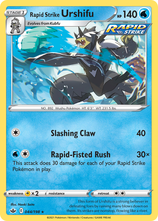 Rapid Strike Urshifu 44/198 Sword & Shield Chilling Reign