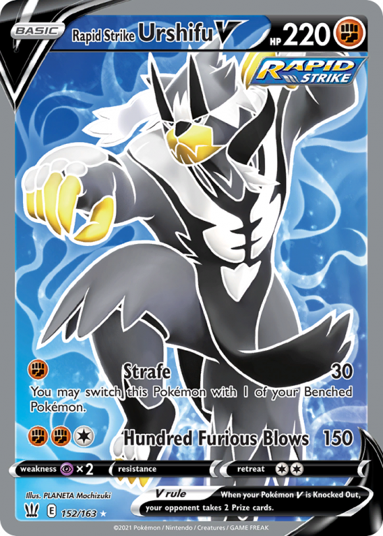 Rapid Strike Urshifu V 152/163 Sword & Shield Battle Styles