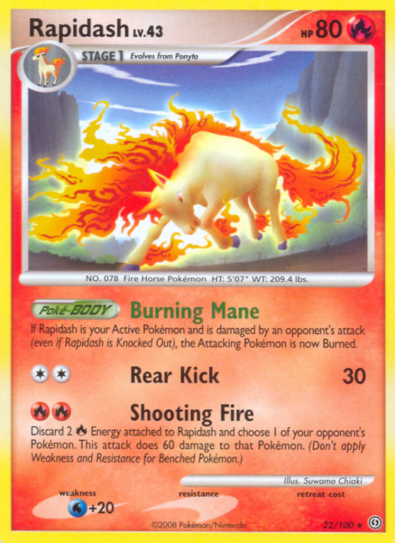 Rapidash 22/100 Diamond & Pearl Stormfront