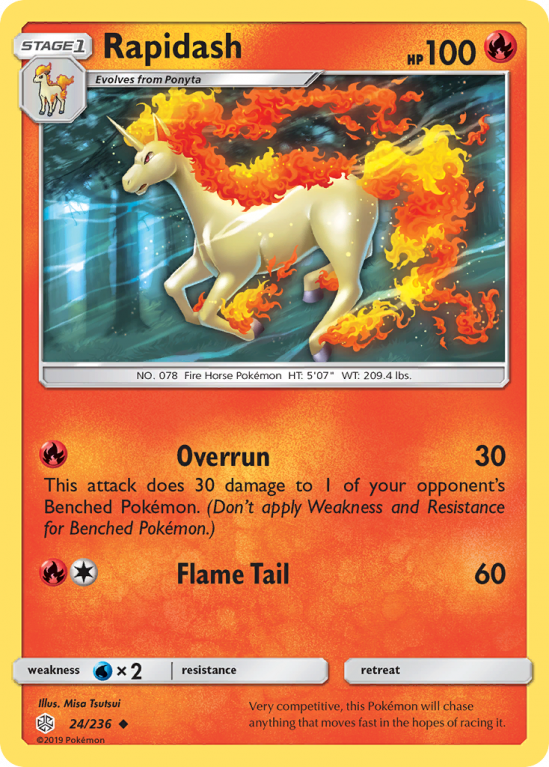 Rapidash 24/236 Sun & Moon Cosmic Eclipse