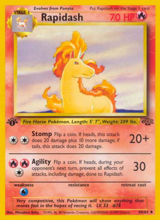 Rapidash 44/64 Base Jungle