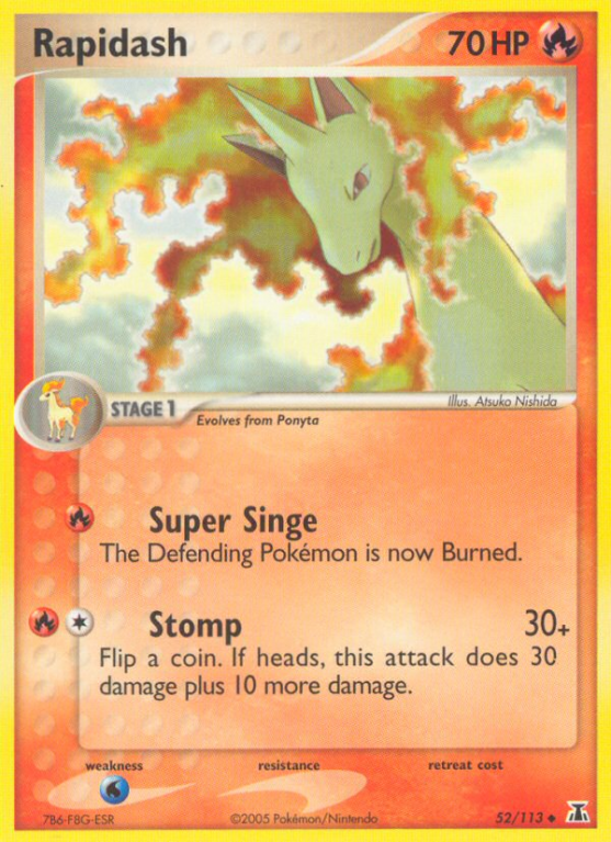 Rapidash 52/113 EX Delta Species