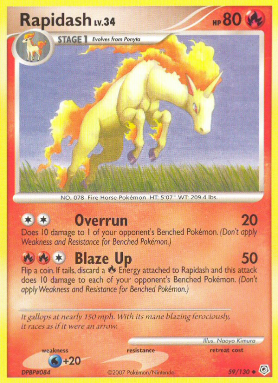 Rapidash 59/130 Diamond & Pearl Diamond & Pearl