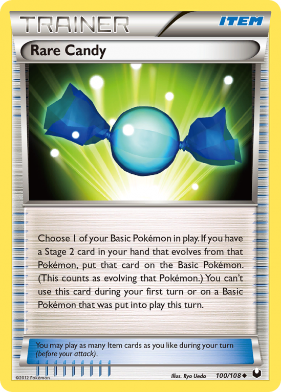 Rare Candy 100/108 Black & White Dark Explorers